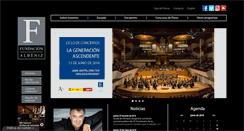 Desktop Screenshot of fundacionalbeniz.com